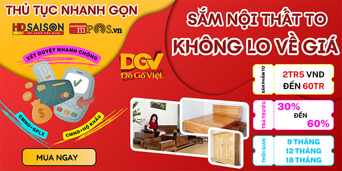 Nội thất trả góp 2025