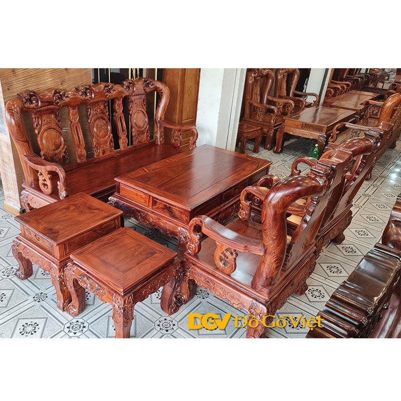 Bộ bàn ghế sofa gỗ Tràm giá rẻ tại TPHCM - Đồ gỗ giá rẻ