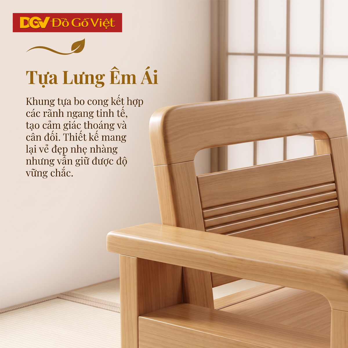 Bộ Sofa Góc Gỗ Sồi Mỹ Có Ghế Đơn Thiết Kế Bo Tròn