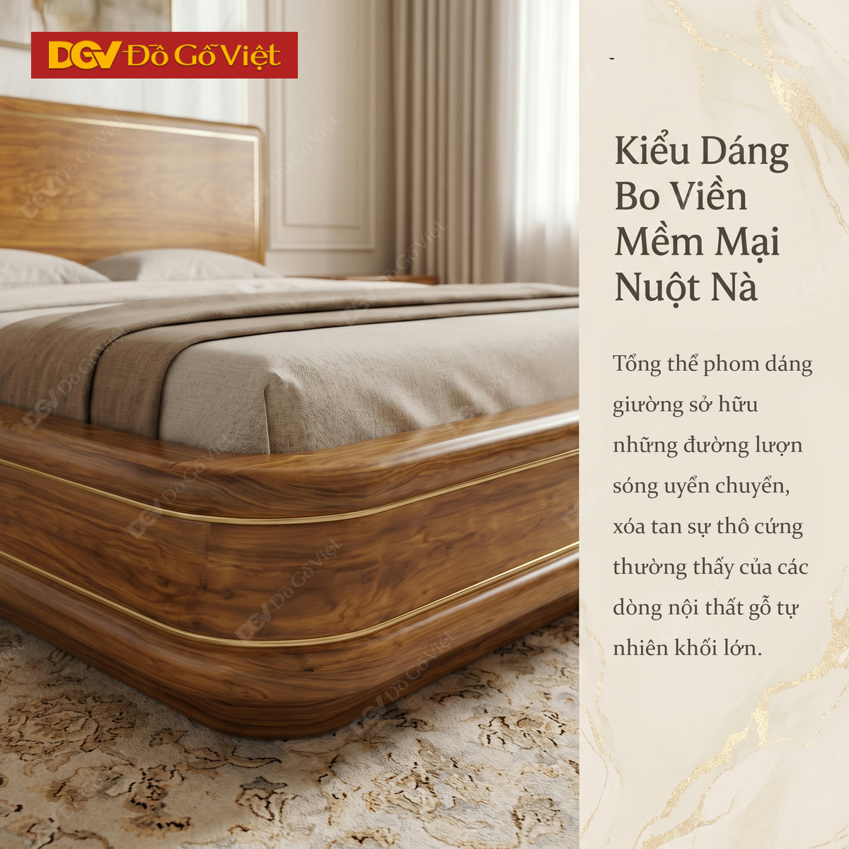 Giường Ngủ Gỗ Lim Dáng Thấp Giấu Chân Hiện Đại Mới Giá Rẻ