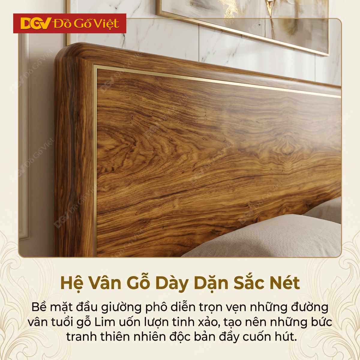 Giường Ngủ Gỗ Lim Dáng Thấp Giấu Chân Hiện Đại Mới Giá Rẻ