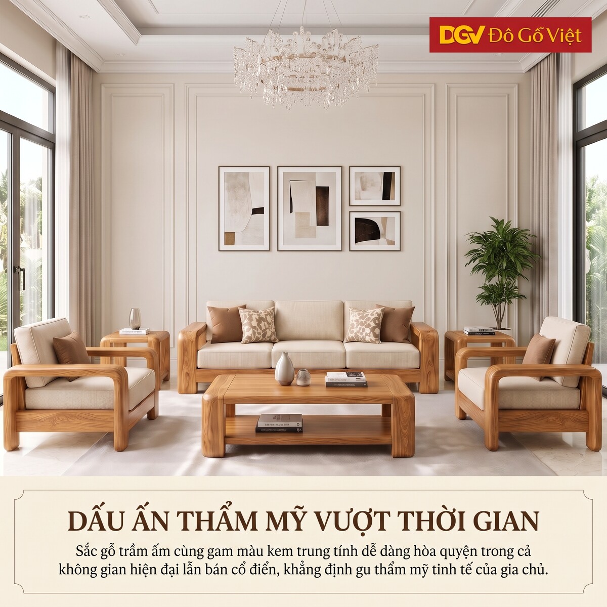 Mẫu Sofa Đối Phòng Khách Gõ Đỏ Tự Nhiên Hiện Đại Sang Trọng