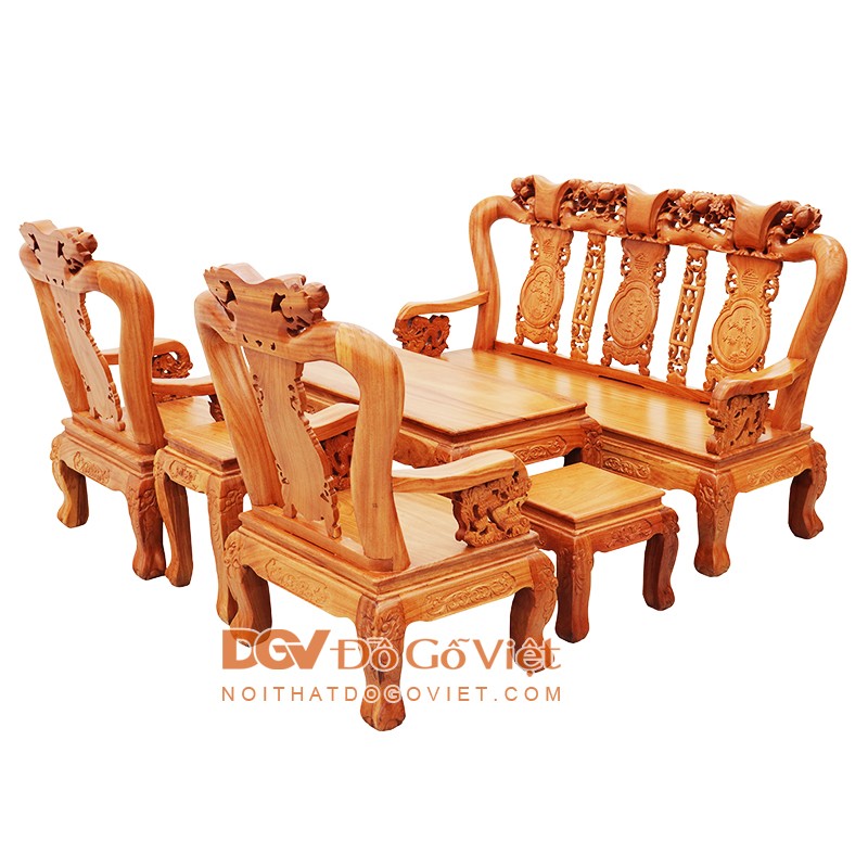 Salon Gỗ Gõ Đỏ Chạm Đào Tay Rồng 10 6 Món.jpg
