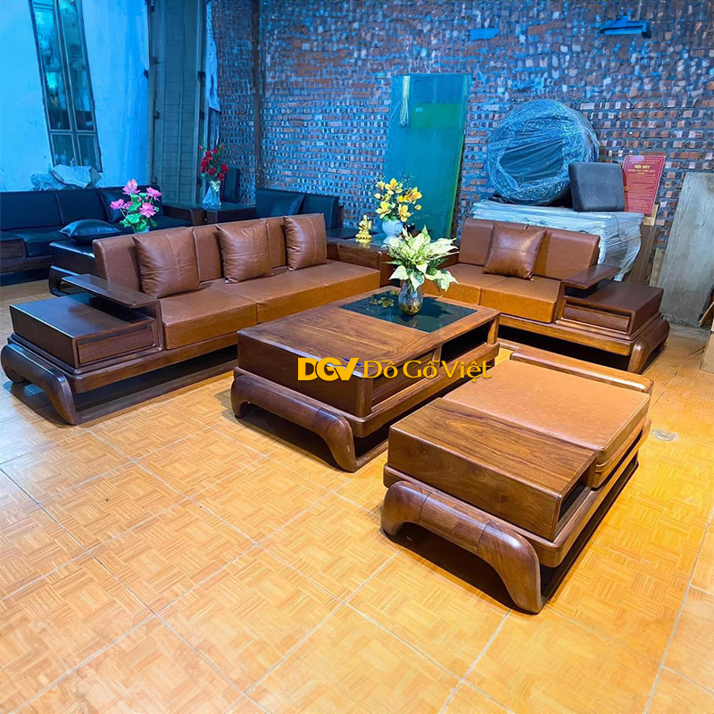Sofa Gỗ Sồi Nga Phòng Khách 2 Băng Dài Đẹp Giá Rẻ 2024 (6).jpg