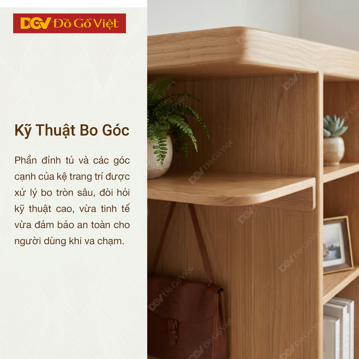 Tủ Quần Áo Vân Sồi Tự Nhiên Tích Hợp Kệ Bên Nhiều Tiện Ích