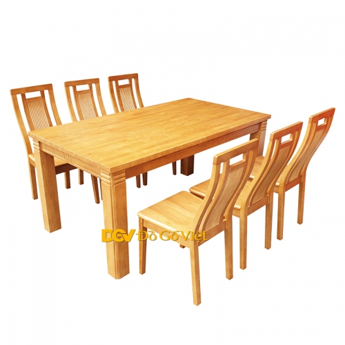 Bộ bàn ghế ăn chữ nhật gỗ tự nhiên giá rẻ đang là lựa chọn hoàn hảo để trang trí nội thất phòng ăn của gia đình bạn. Với thiết kế tinh tế, chất liệu gỗ chắc chắn và giá thành hợp lý, bạn sẽ có một không gian ăn uống ấm cúng và sang trọng. Ghé thăm hình ảnh liên quan để tìm hiểu thêm về sản phẩm này!