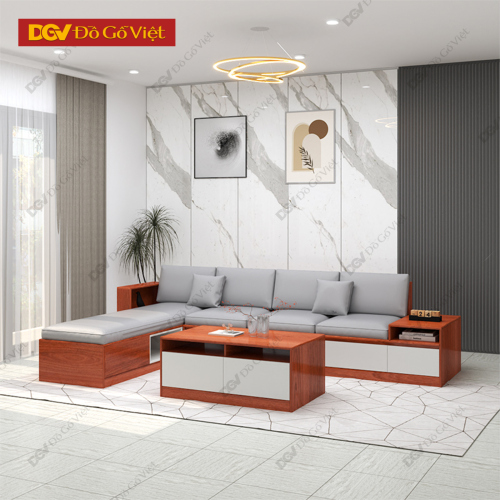 Bộ Sofa Phòng Khách 3 Món Màu Xoan Đào Kiểu Mới Trẻ Trung