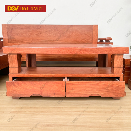 Bộ Sofa Tay Trứng Góc L Gỗ Hương Đá Vân Đẹp Giá Tốt