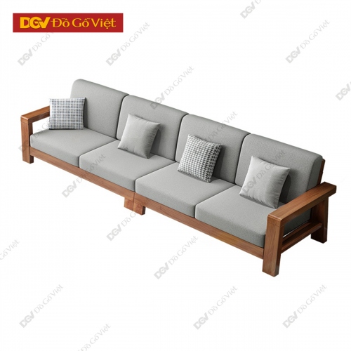 Ghế Sofa Văng Hiện Đại Gỗ Căm Xe Khung Nan Mẫu Mới Đẹp