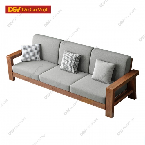 Ghế Sofa Văng Hiện Đại Gỗ Căm Xe Khung Nan Mẫu Mới Đẹp