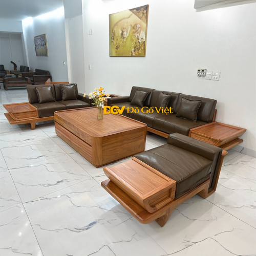 Mẫu Sofa Văng Cao Cấp Chân Đứng Đẳng Cấp Cho Phòng Khách