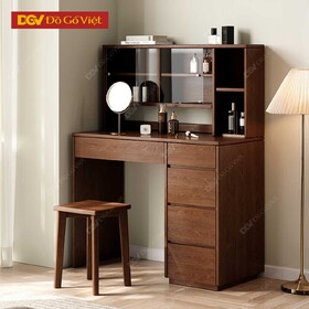 Bàn Làm Việc Đa Năng Veneer Sồi Tự Nhiên 4 Ngăn Kéo Tiện Ích