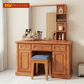 Bàn Phấn Gỗ Đinh Hương 1m Mẫu ZICZAC Sang Trọng 2026