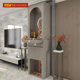 Bàn Thờ Phật Tại Gia Đẹp Thiết Kế Vòm Độc Đáo Cho Phòng Thờ