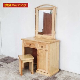 Bàn Trang Điểm Gỗ Sồi Nga Kính Vuông Đẹp Giá Rẻ