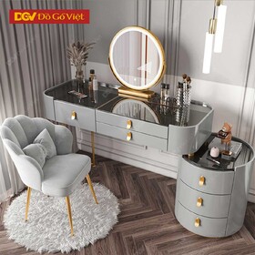 Bộ Bàn Trang Điểm Hiện Đại Mặt Kính Nhập Khẩu Đẹp Mới...