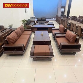 Bộ Sofa Đối Gỗ Sồi Tự Nhiên Phong Cách Hiện Đại Giá Tốt