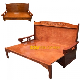 Ghế Kéo Thành Giường Xoan Đào Tự Nhiên Giá Rẻ