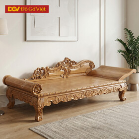 Ghế Phương Lười Thư Giãn Gỗ Gõ Đỏ Chạm Khắc Tỉ Mỉ