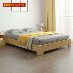 Giường Gỗ Công Nghiệp Chân Cao Không Đầu Gọn Đẹp Giá Tốt
