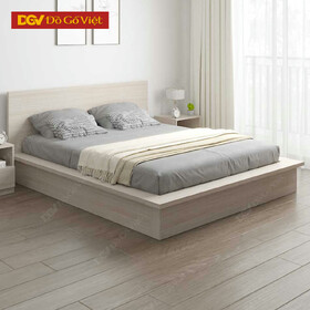 Giường Gỗ Công Nghiệp MDF Kiểu Nhật 4 Màu Hiện Đại