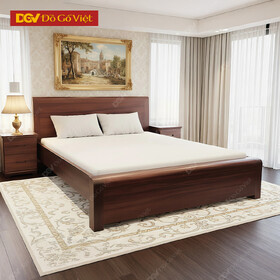 Giường Gỗ Tự Nhiên Vân Cẩm Phản Liền Kiểu Dáng Tối Giản