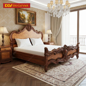 Giường Ngủ Cổ Điển Mẫu Nữ Hoàng Gỗ Cẩm Đẹp Giá Tốt