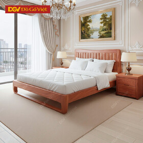 Giường Ngủ Giá Rẻ Kiểu Chân Quỳ Hiện Đại