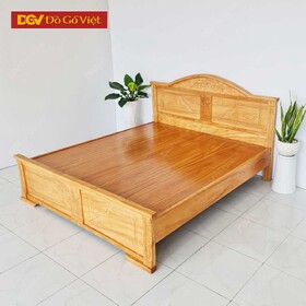 Giường Ngủ Gỗ Gõ Đỏ Đầu Vòm Vạt Phản Đẹp Giá Rẻ