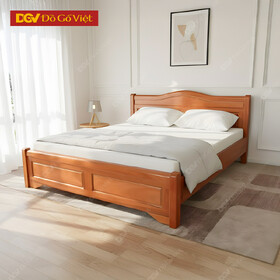 Giường Ngủ Gỗ Xà Cừ Đầu Vòm Đẹp Giá Rẻ Bình Dân