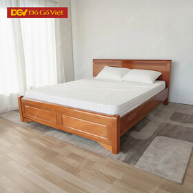 Giường Ngủ Gỗ Xà Cừ Đẹp Giá Rẻ Bình Dân