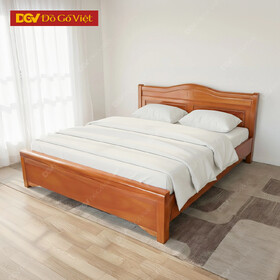 Giường Ngủ Gỗ Xà Cừ Vạt Phản Đầu Vòm Đẹp Giá Rẻ