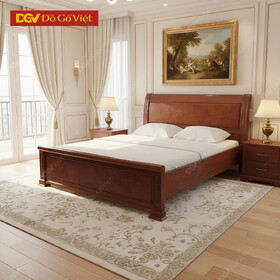 Giường Ngủ Hiện Đại Gỗ Cẩm Vạt Phản Nan Sang Trọng