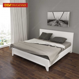 Giường Ngủ MDF Chạy Chỉ Sơn Màu Hiện Đại Đẹp Giá Rẻ