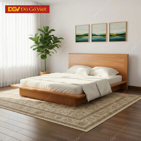 Giường Phản Kiểu Nhật Gỗ Đinh Hương Thiết Kế Tối Giản