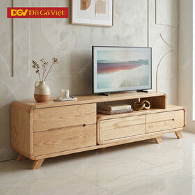 Kệ Để Tivi Gỗ Sồi Nga Kéo Dài Tiện Lợi Đẹp Giá Rẻ