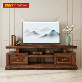 Kệ Tivi Gỗ Hương Xám Hiện Đại Đẹp Giá Rẻ