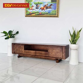 Kệ Tivi Gỗ Sồi Nga Chân Xoắn Hiện Đại Đẹp Mới 2025