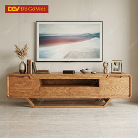 Kệ Tivi Hiện Đại Gỗ Sồi Nga Chân Vuông Đẹp Giá Rẻ
