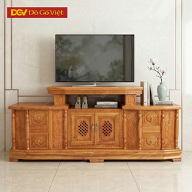 Kệ Tivi Vát Chạm Gỗ Gõ Đỏ 100% Cao Cấp Đẹp Giá Rẻ