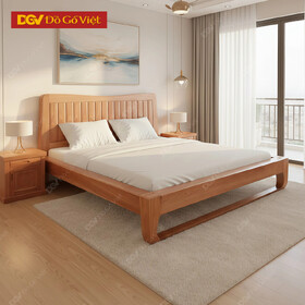 Kiểu Giường Gỗ Hiện Đại Chân Cong Gỗ Xoan Đào Bền Đẹp...