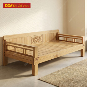 Mẫu Ghế Giường Gỗ Sồi Nga Tự Nhiên Hiện Đại Giá Rẻ