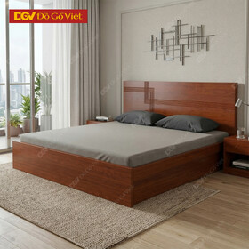 Mẫu Giường Hộp Hiện Đại Gỗ MDF Thiết Kế Tối Giản Chân...