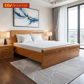 Mẫu Giường Ngủ Đẹp Chạm Hoa Vạt Nan Giá Tốt