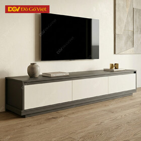 Mẫu Kệ Tivi Gỗ Công Nghiệp Dáng Bệt Tích Hợp Ngăn Kéo