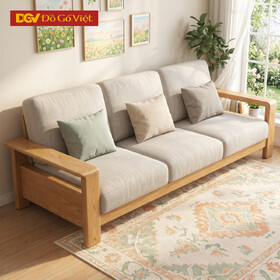 Mẫu Sofa Phòng Khách Gỗ Sồi Mỹ Tự Nhiên Kiểu Dáng Hiện Đại