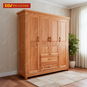 Mẫu Tủ Gỗ Đẹp Thiết Kế Tối Giản Nhiều Ngăn Hộc Kệ Để...