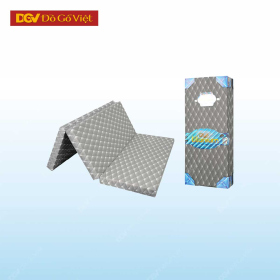 Nệm Gấp 3 Cao Su Bông Kim Cương Titatium