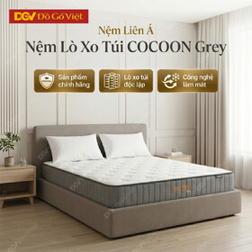 Nệm Lò Xo Cocoon Grey Liên Á