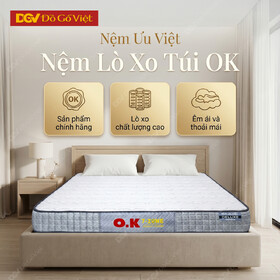 Nệm Lò Xo Túi OK 7 Vùng Ưu Việt Đẹp Bền Giá Tốt